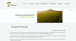 Desktop Screenshot of groupeproconseil.com